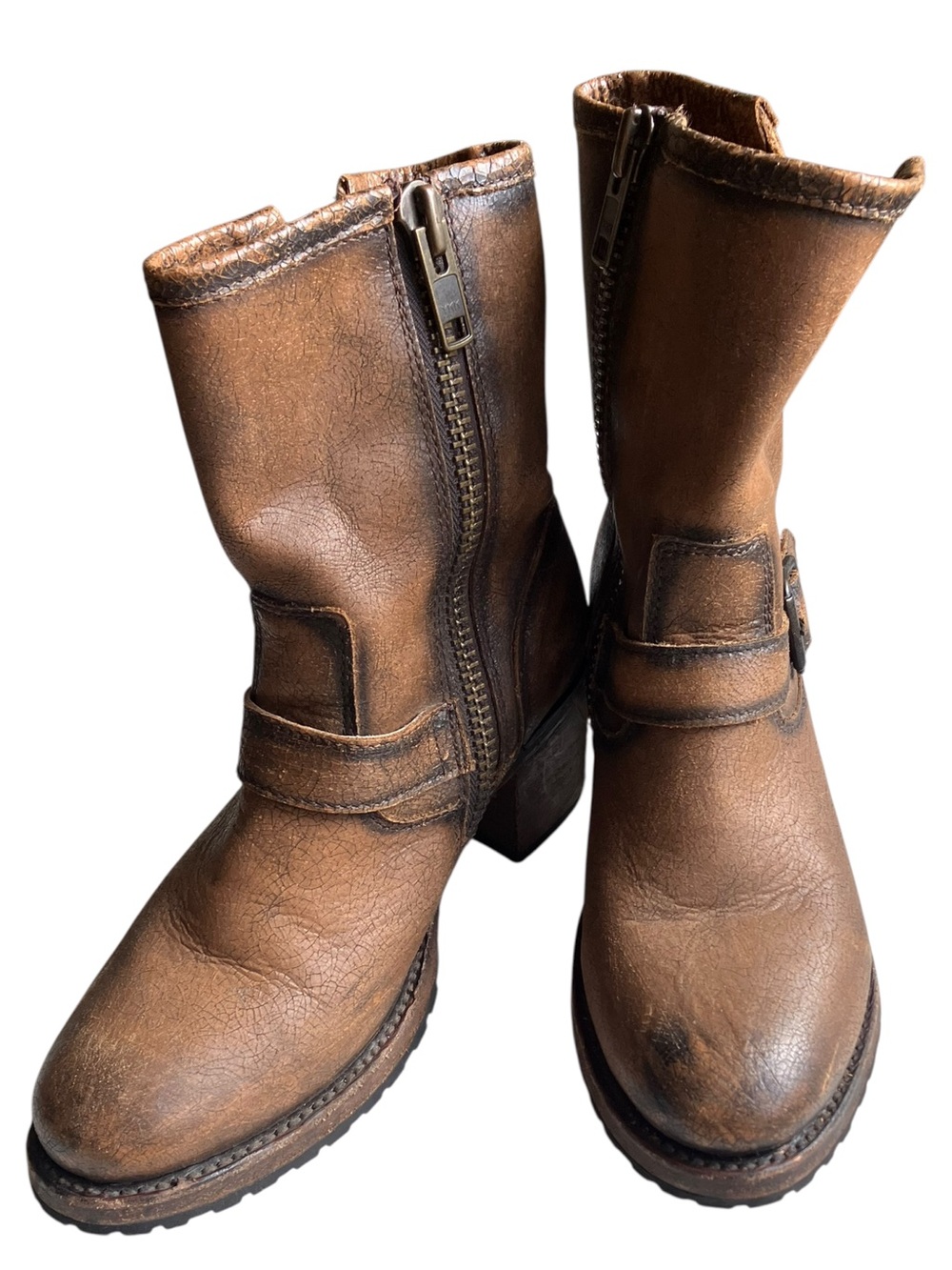 Freebird Carlito harness boots brown 8 - Picture 2 of 8